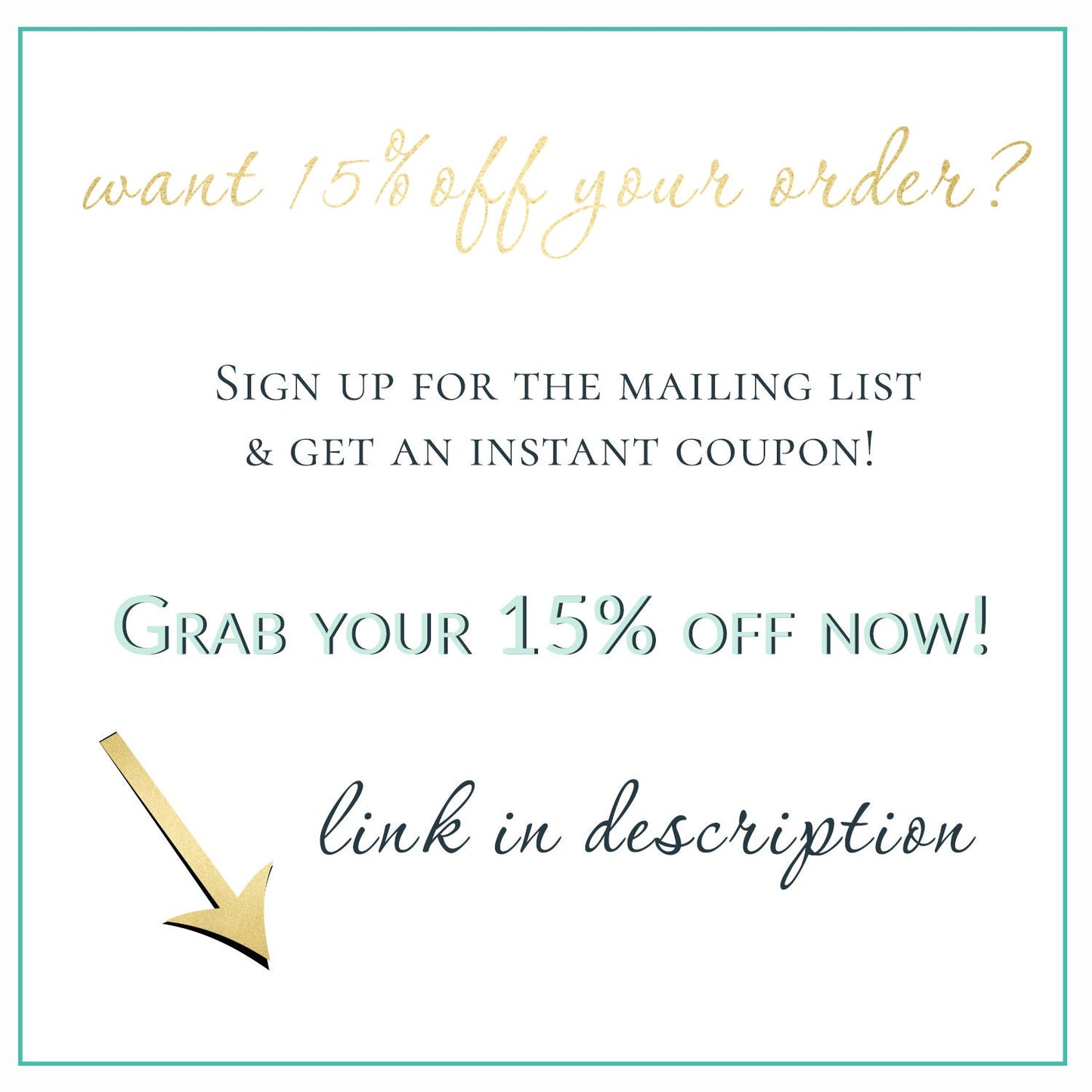 Reese Turquoise Anklet Gold