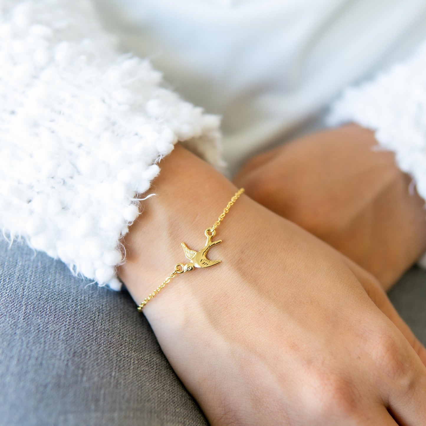 Umi Bird Bracelet Rose Gold