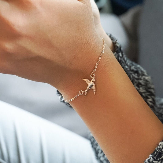 Umi Bird Bracelet Rose Gold