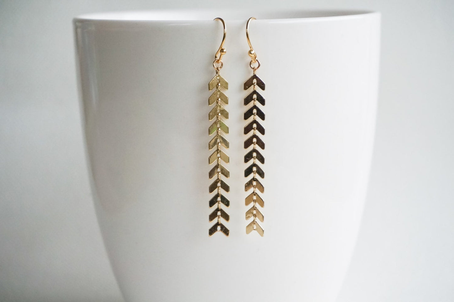 Una Arrow Earrings Tricolour