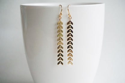 Una Arrow Earrings Tricolour