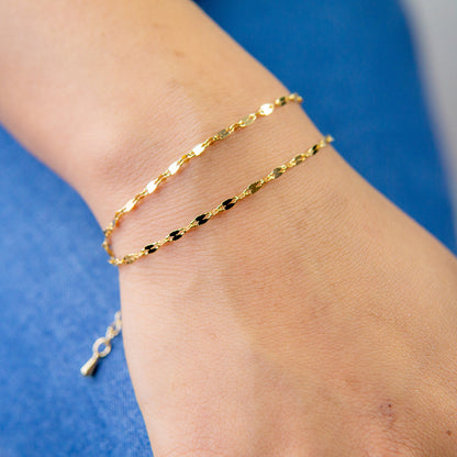 Ivy 2 Layer Bracelet Gold