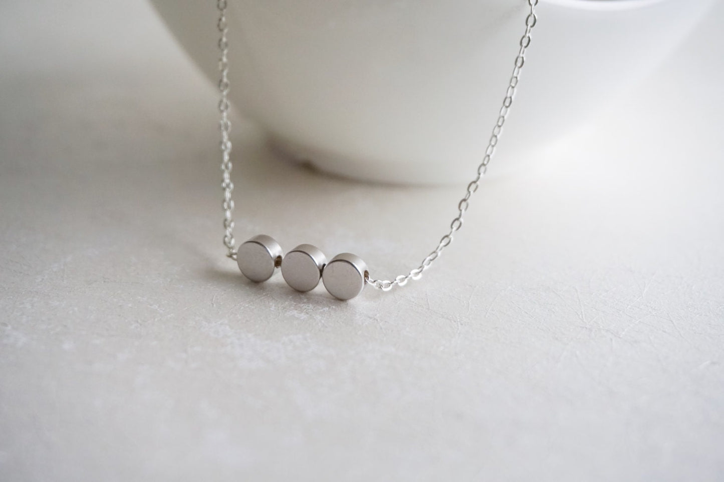 Ophelia 3 Dot Necklaces Tricolour