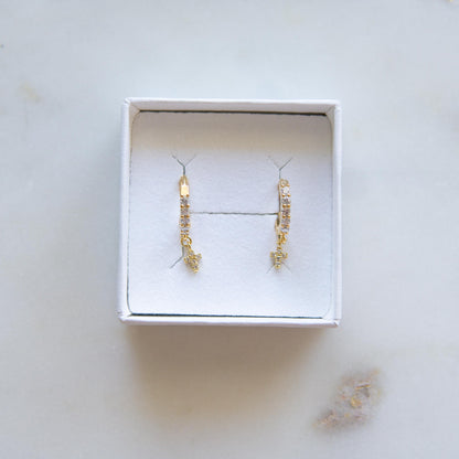 Gia CZ Earring Gold