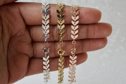 Tessa Arrow Bracelet Rose Gold