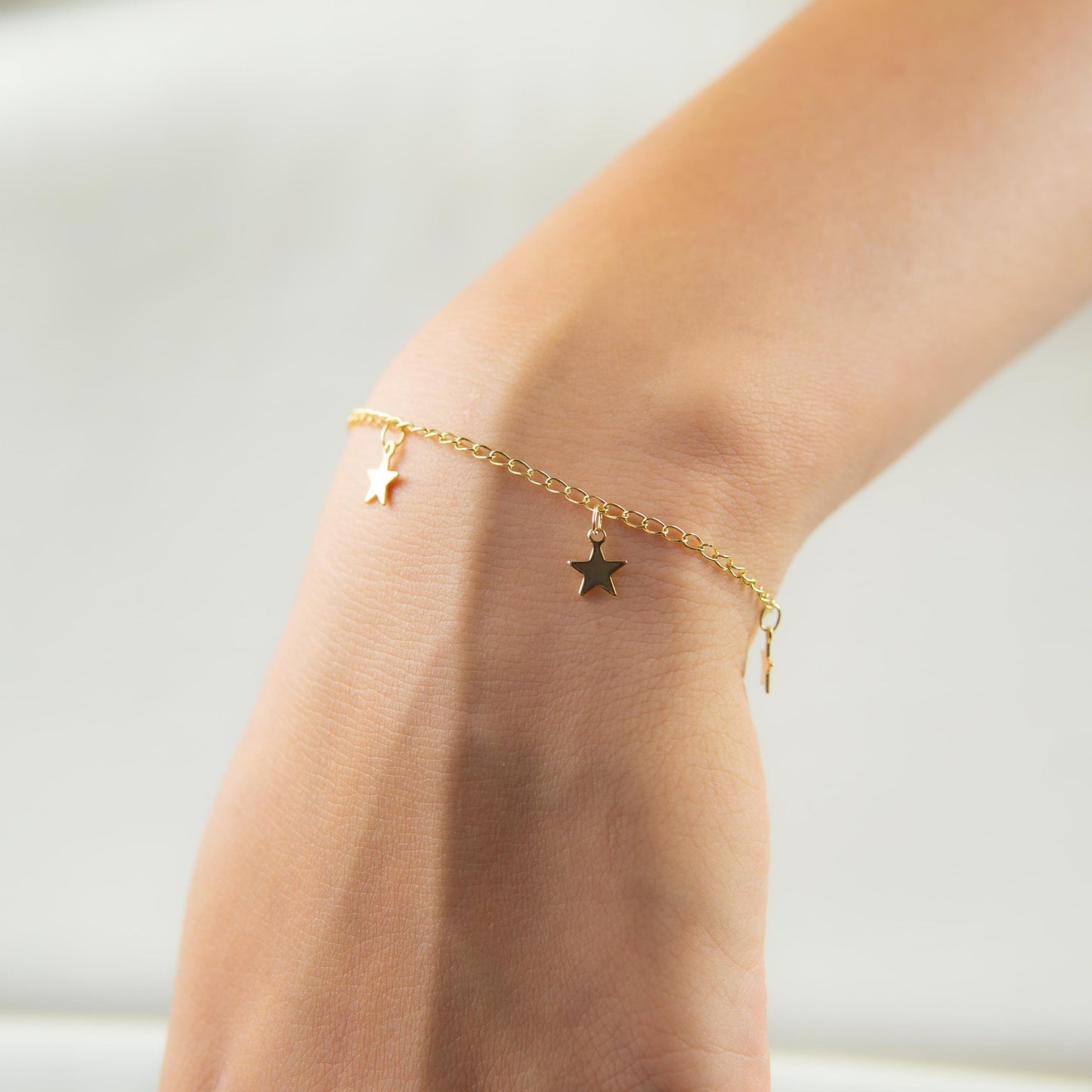 Harleigh Dangle Chain Gold
