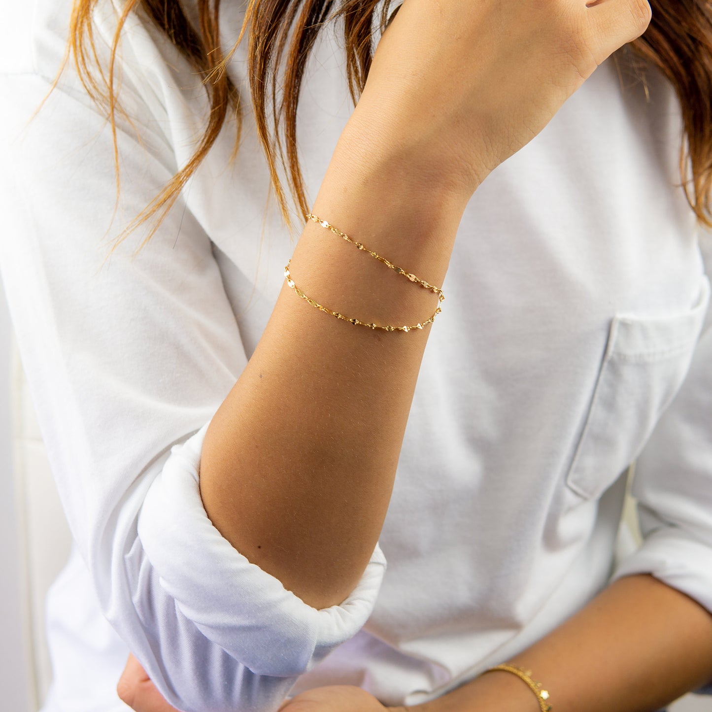 Ivy 2 Layer Bracelet Gold
