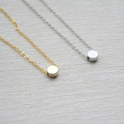 Lily 1 Dot Necklace Tricolour