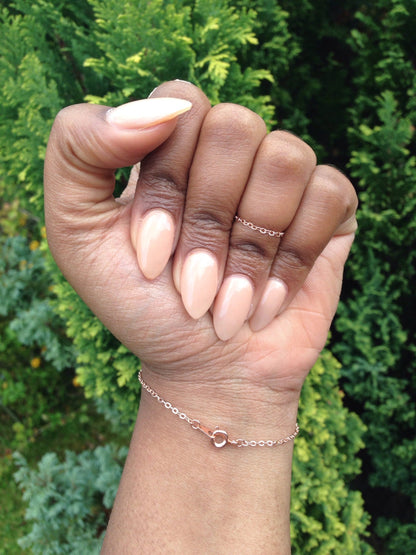 Silver Slave Bracelet Tribal Finger Bracelet