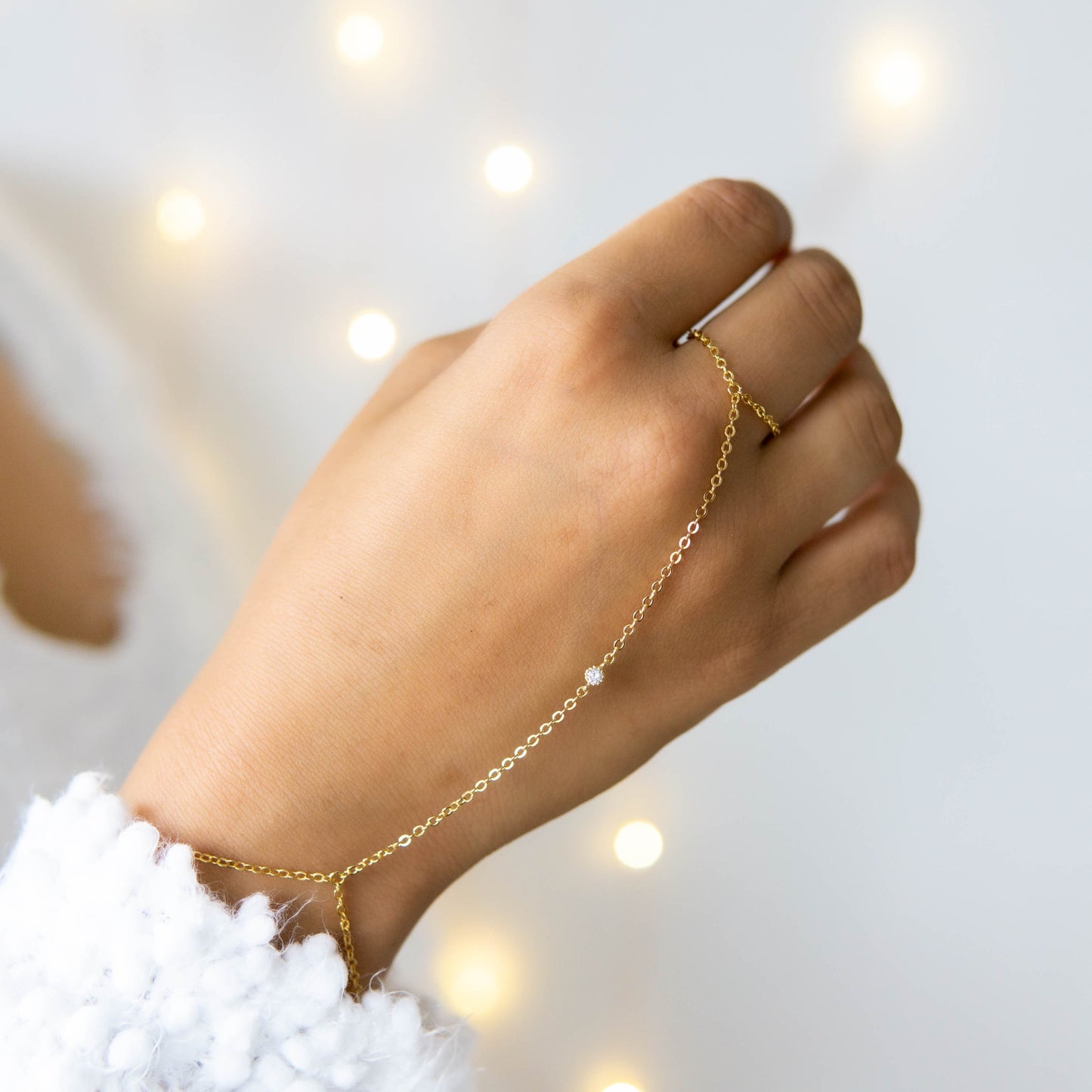 Chloe 1 CZ Hand Chain