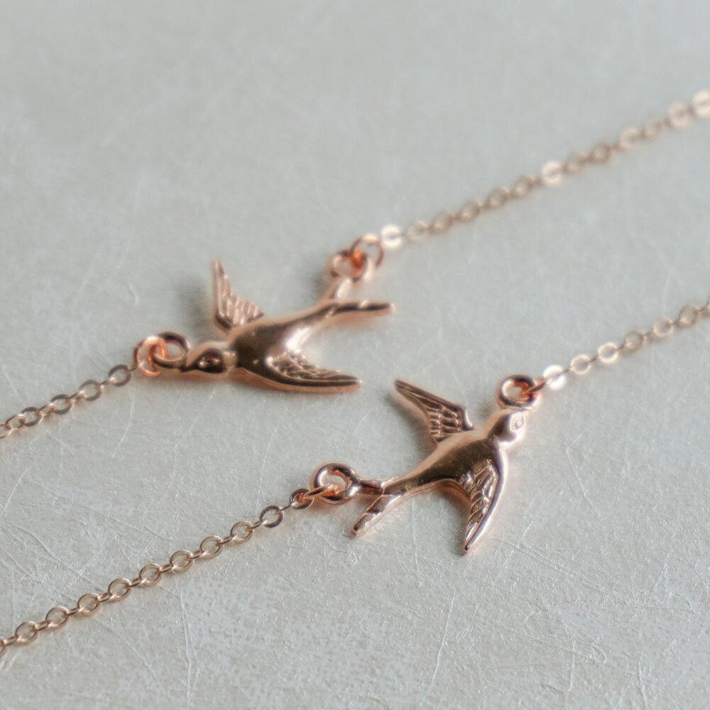 Umi Bird Bracelet Rose Gold