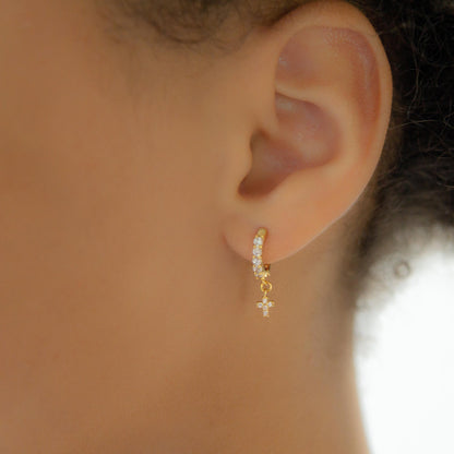 Gia CZ Earring Gold