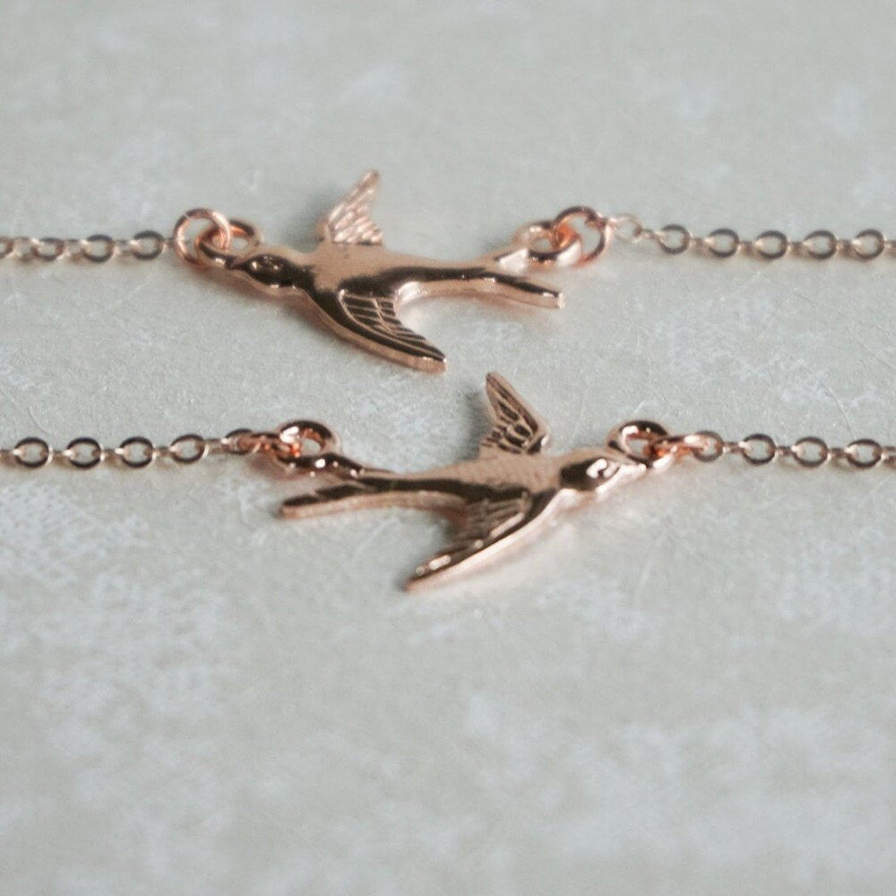 Umi Bird Bracelet Rose Gold