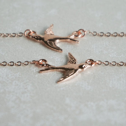 Umi Bird Bracelet Rose Gold