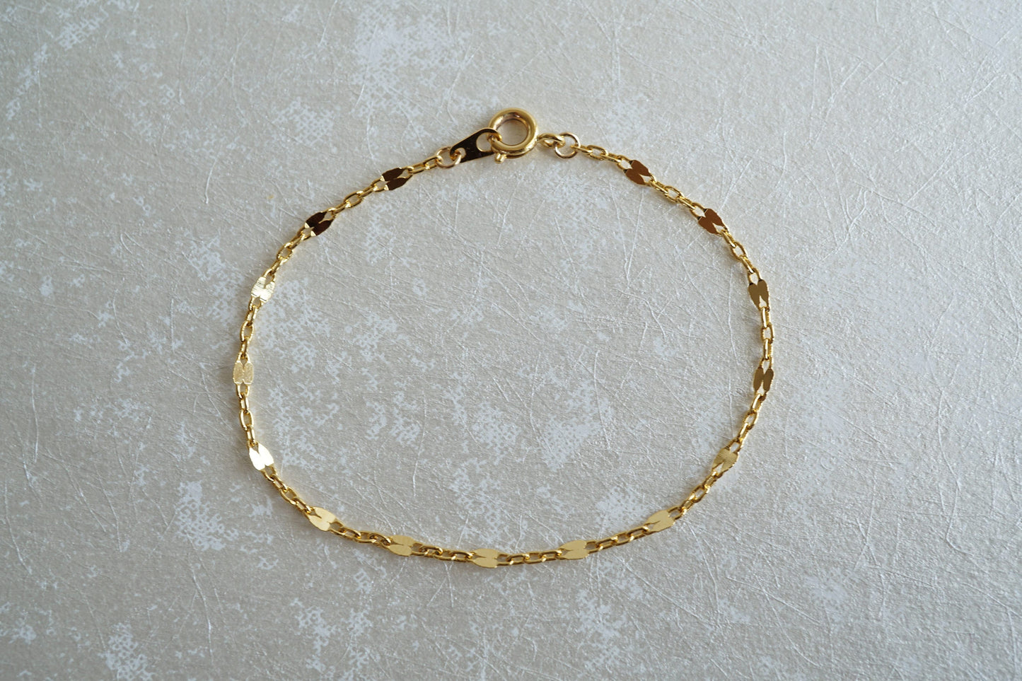 Callie Gold Lace Chain Bracelet