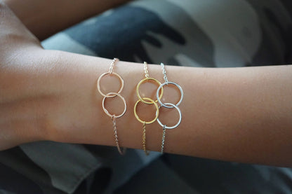 Zara Unity Link Bracelet Tricolour
