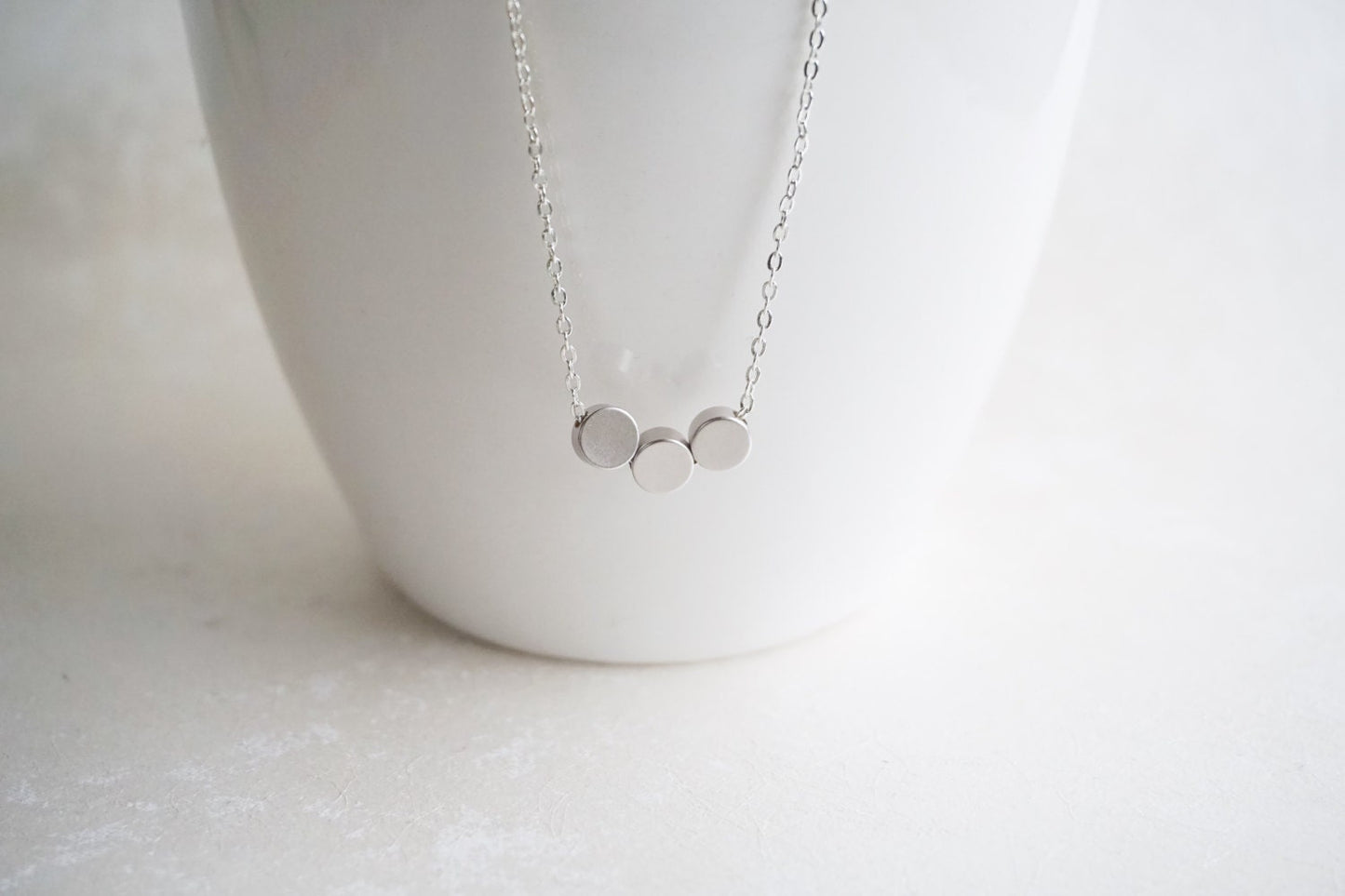 Ophelia 3 Dot Necklaces Tricolour