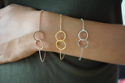 Zara Unity Link Bracelet Tricolour
