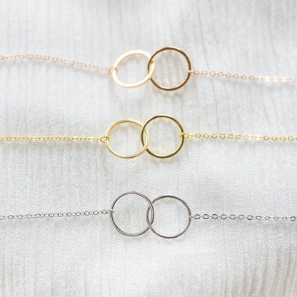 Nora Mother & Son Necklace Silver