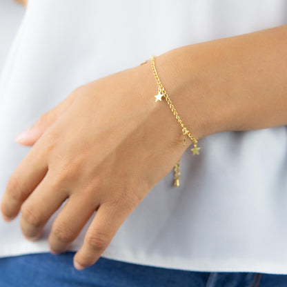 Harleigh Dangle Chain Gold