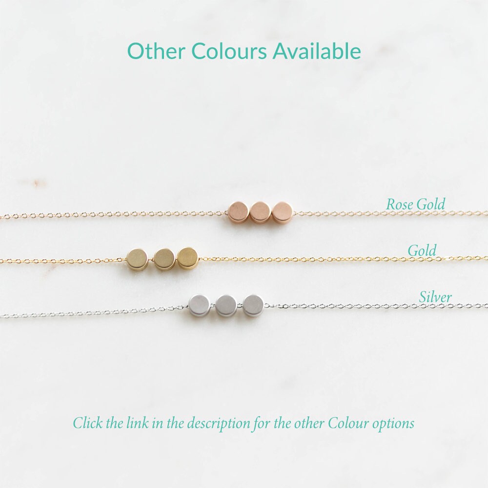 Evie 3 Dot Bracelet Silver