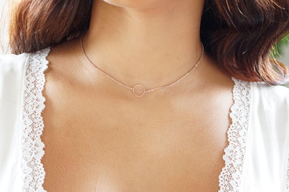 Dainty Chain Choker Family Gift